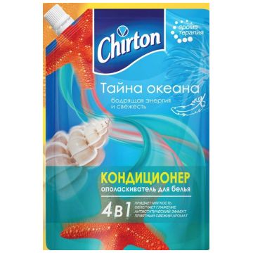 Кондиционер для ополаскивания белья Chirton 4 в 1 "Тайна Океана" 750 мл (мягкая упаковка)
