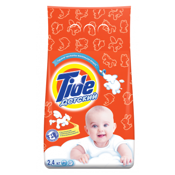 Стиральный порошок Tide автомат, для чувствительной и детской кожи 2,4 кг