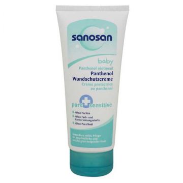 Крем детский защитный Sanosan Pure+Sensitive с пантенолом 100мл