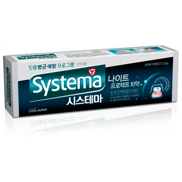 Зубная паста CJ Lion "Systema" ночная защита,120 гр