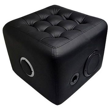 Пуф-колонка LeFutur Музыкальный куб черный LF2336