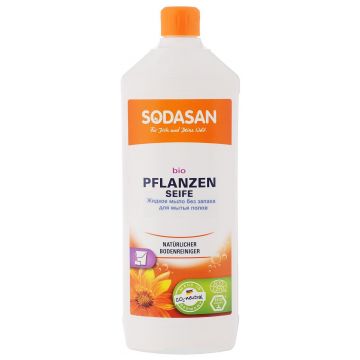 Мыло жидкое без запаха Sodasan для мытья полов 1 л
