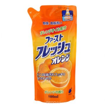 Гель для мытья посуды и фруктов Daiichi Fresh аромат апельсина 500 мл (запаска)