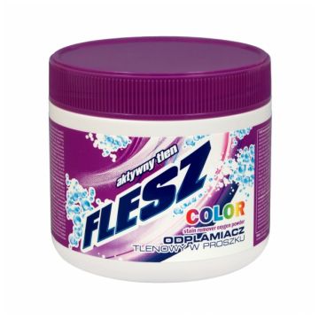 Кислородный пятновыводитель Flesz Color для цветных тканей, порошок 500 гр