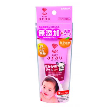 Зубная паста-гель Saraya Arau Baby для малышей, 35 гр