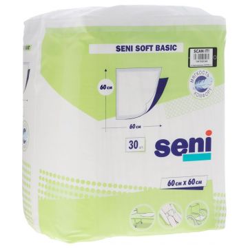 Пеленки Seni Soft Basic 60-60 см, 30 шт