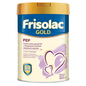 Молочная смесь Friso "Фрисолак Голд Пеп"  0-12 мес.  400 гр.