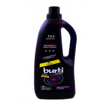 Жидкое средство для стирки черного и темного белья Burti Noir 1.5 л