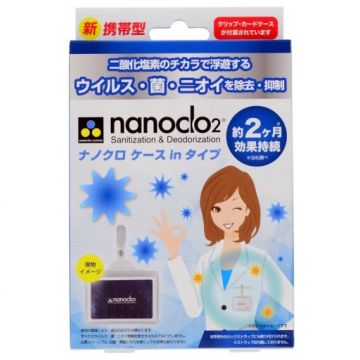 Блокатор вирусов для индивидуальной защиты Nanoclo2 карта с чехлом, коробка 1 шт