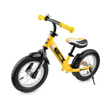 Легкий алюминиевый беговел с надувными колесами Small Rider Roadster 2 AIR (желтый) 1539254  