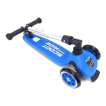 Детский трехколесный самокат со складной ручкой Scoot&Ride Highwaykick 3 (синий) 1295984