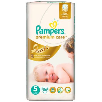 Подгузники Pampers Premium Care Junior (11-18 кг) Джамбо упаковка 56 шт