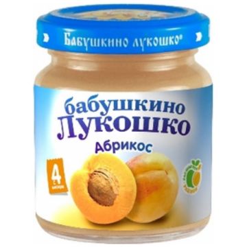 Детское пюре Бабушкино Лукошко абрикос с 4 мес. 100 г