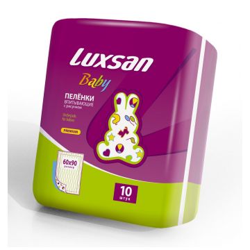 Пеленки детские Luxsan Baby 60х90 см 10 шт