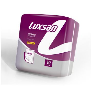 Пеленки детские Luxsan Premium/Extra 60х60 см 10 шт