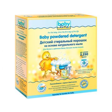 Стиральный порошок Babyline Детский на основе натурального мыла 2,25 кг 