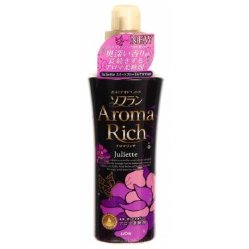 Кондиционер для белья Lion Aroma RICH Juliette с натуральными маслами ваниль-жасмин флакон 550 мл