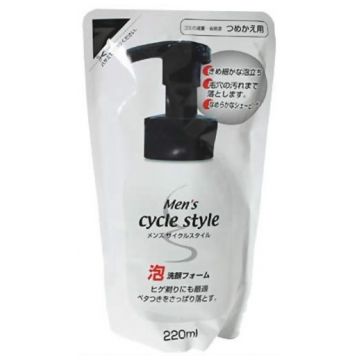 Пенка для умывания Daiichi Cycle Style увлажняющая, для мужчин, 220 мл запаска