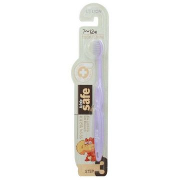 Зубная щетка детская CJ Lion Kids Safe с нано-серебряным покрытием, от 7 до 12 лет