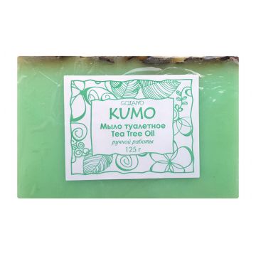 Мыло туалетное ручной работы Kumo Tea Tree Oil, 125 г