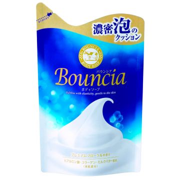 Мыло для тела увлажняющее Cow Bouncia Milky Body Soap со сливками и коллагеном, запаска, 430 мл