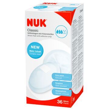 Прокладки женские гигиенические Nuk Classic для груди кормящих матерей  36 шт.