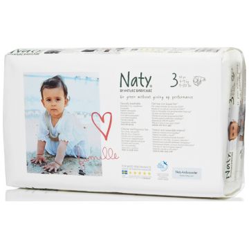 Подгузники Naty размер 3 (4-9 кг) 52 шт