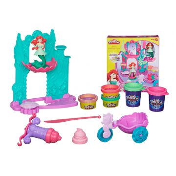 Игровой набор Play-doh Замок и карета Ариэль A7396