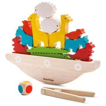 Головоломка Plan Toys Балансирующая лодка 5136