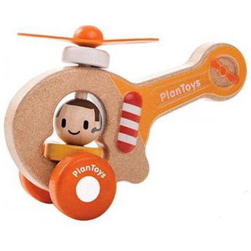 Игрушка деревянная Plan Toys Вертолет 5685
