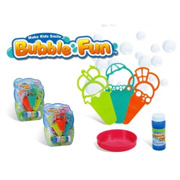Набор для пускания мыльных пузырей Bubble Fun с формочками