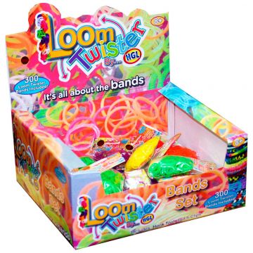 Игровой набор для плетения фенечек Loom Twister цветных ароматизированных резинок