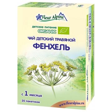 Чай детский Fleur Alpine травяной Органик 
