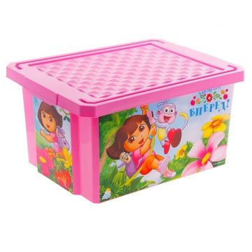 Ящик для хранения игрушек ToyMart X-BOX Даша Путешественница 17л. 0023LA-DE