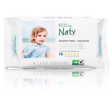 Влажные салфетки для детей Naty без запаха 56 шт
