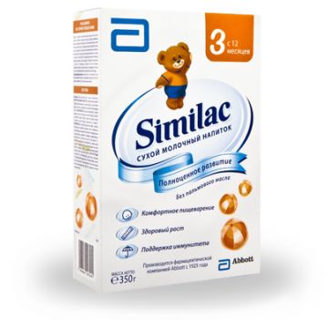 Молочная смесь Similac 3 с 12 мес. 350 г (карт. пачка)
