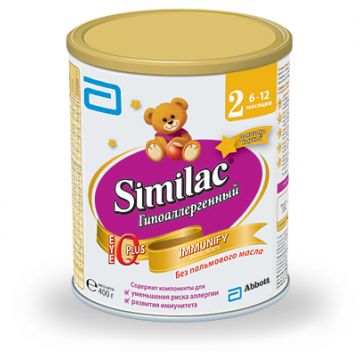 Молочная смесь Similac Гипоаллергенный 2 профилактическая 6-12 мес. 400 г
