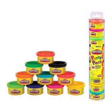 Пластилин Play-doh 10 банок цветной в тубе 22037477/22037148