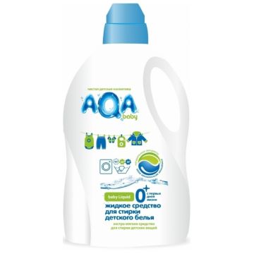 Жидкое средство для стирки детского белья Aqa Baby 1500 мл