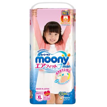 Трусики для девочек Moony BIG (12-17 кг) 38 шт