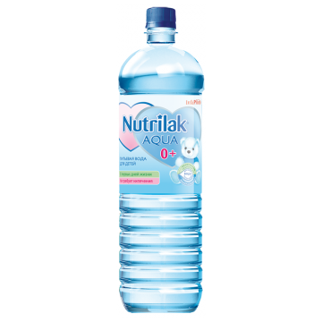Детская вода Nutrilak Aqua с рождения 1.5 л