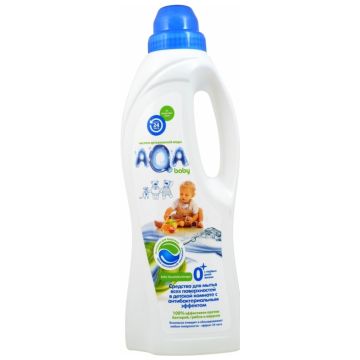 Средство для мытья всех поверхностей в детской комнате Aqa Baby антибактериальное 1000 мл