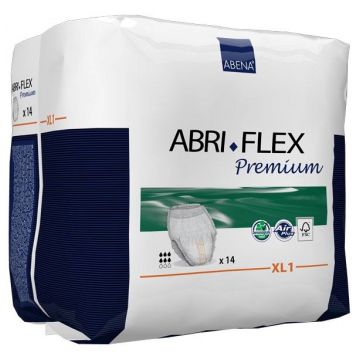 Трусики Abena Abri-Flex XL1 объем 130-170 см впитываемость 1400 мл (14 шт)