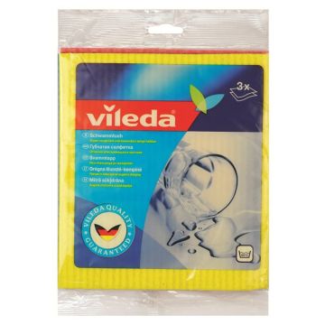 Салфетка для уборки Vileda губчатая 3 шт. 