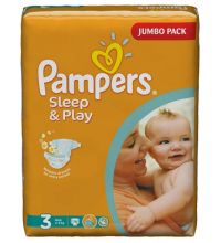 Подгузники Pampers Sleep&Play Midi (4-9 кг) Джамбо упаковка 78 шт
