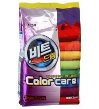 Стиральный порошок CJ Lion Beat Drum Color для цветного белья мягкая упаковка 2,25 кг 