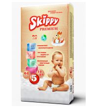 Подгузники Skippy Premium размер XL (12-25 кг) 64 шт