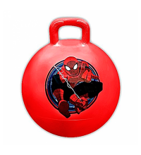 Мяч с ручкой Disney Человек  паук 45см красный