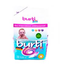 Стиральный порошок концентрированный Burti Compact Baby для детского белья 0.9 кг