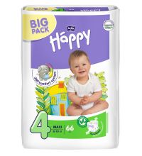 Подгузники Bella Baby Happy, размер Maxi (8-18 кг) 66 шт
